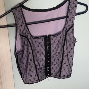 Corset styled top